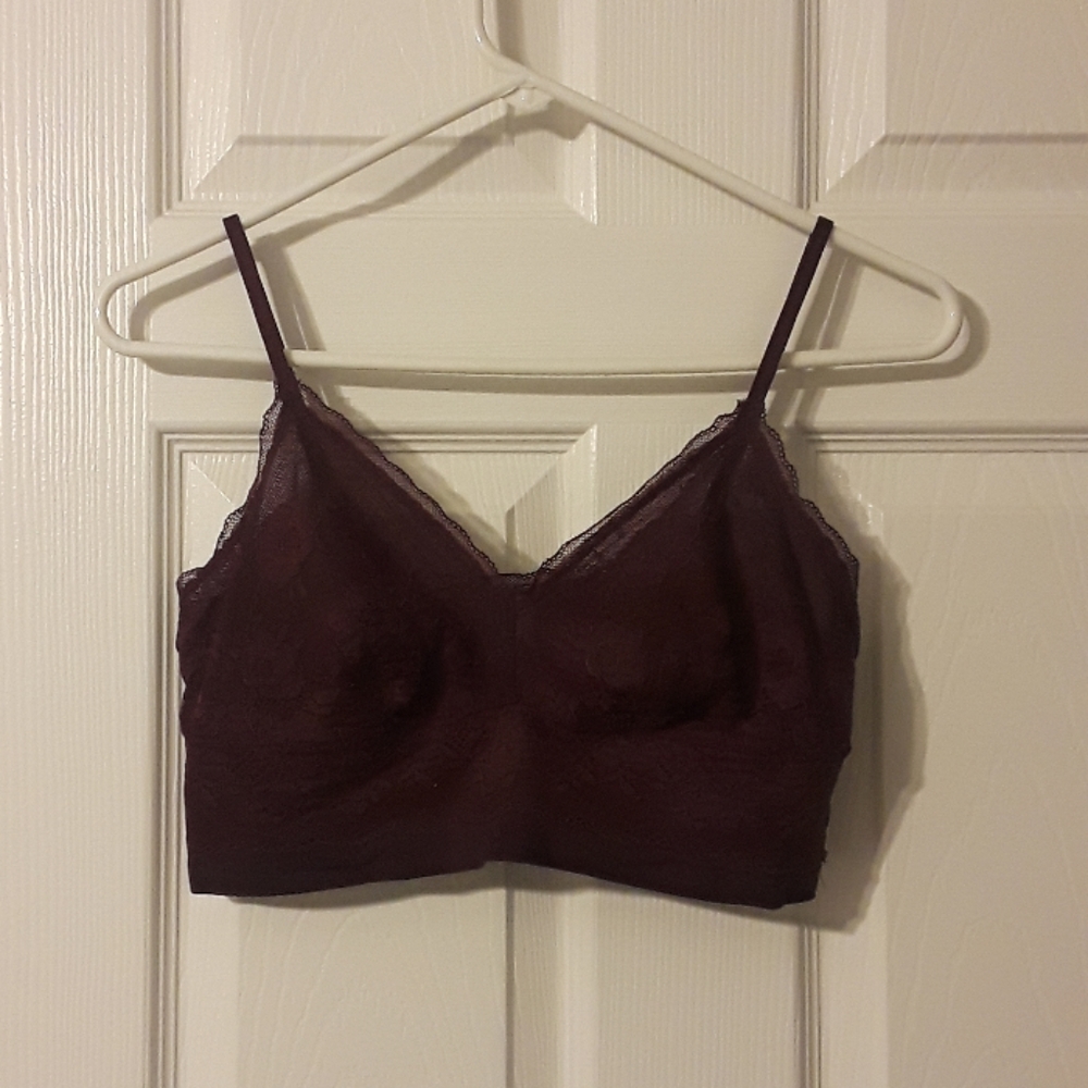 Burgundy Victoria's Secret Bralette
